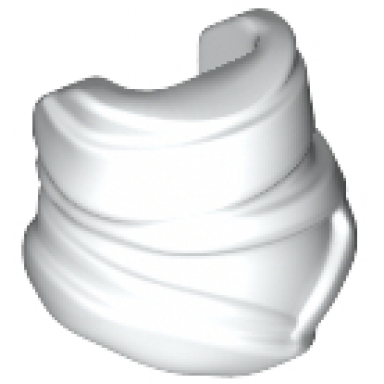 white minifigure utensil bandage cast