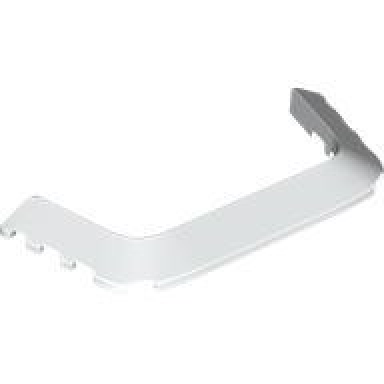 white wedge 10 x 4 x 2 3 cutout mudguard