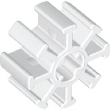 white technic gear timing wheel 8 tooth
