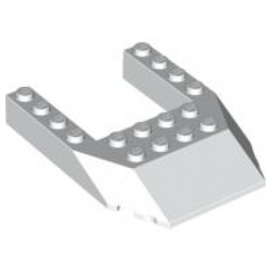 white wedge 6 x 8 cutout