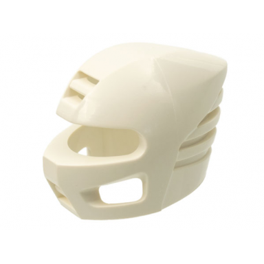 white technic figure accessory competition helmet