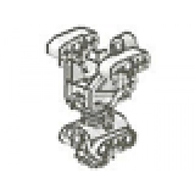 white bionicle body torso trunk gearbox