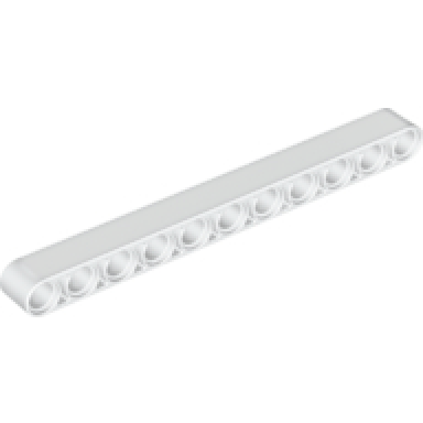 white technic liftarm thick 1 x 11