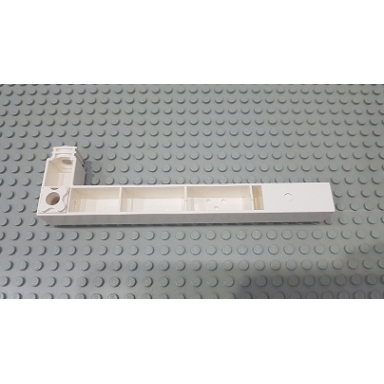 white scala support l 18 studs long with support connector with pin and support connector brick pin hole 33037 6808 6810