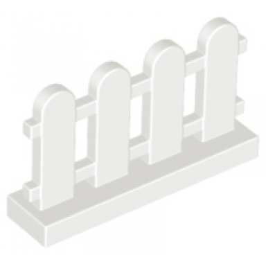 white fence 1 x 4 x 2 paled picket