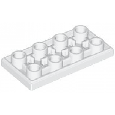 white tile modified 2 x 4 inverted