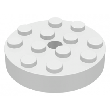 white turntable 4 x 4 top