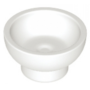 white minifigure utensil bowl