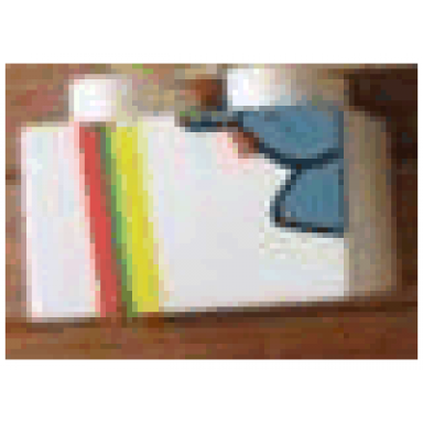 white duplo brick 2 x 2 with zoo time mosaic picture 11 pattern