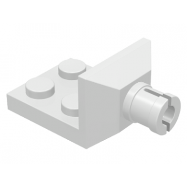 white plate modified 2 x 2 with helicopter tail rotor holder