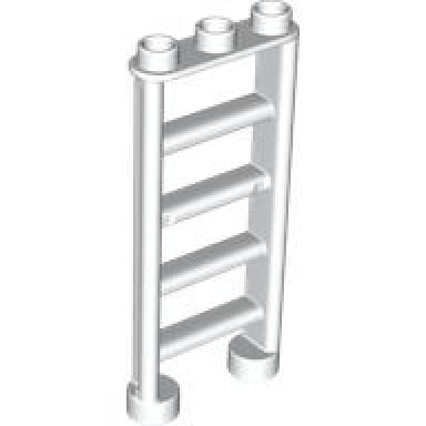 white duplo ladder 4 rung 3 studs on top