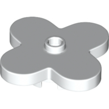 white plant flower 4 x 4 rounded petals