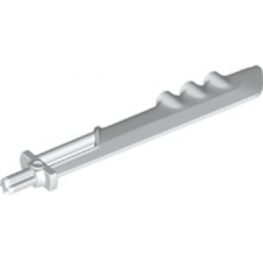 white large figure weapon blade with 3 bar holders and axle