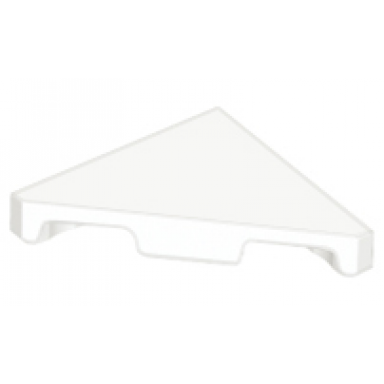 white tile modified 2 x 2 triangular