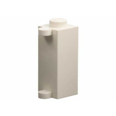 white brick modified 1 x 1 x 2 with shutter holder