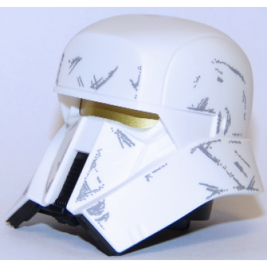 white large figure head modified sw range trooper helmet pattern