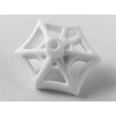 white minifigure weapon web effect small short bar on front and back