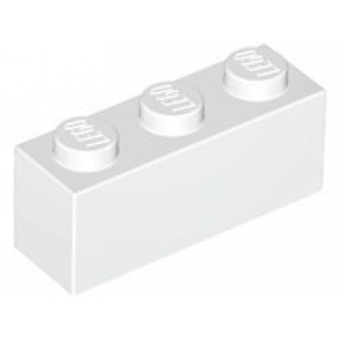 white brick 1 x 3