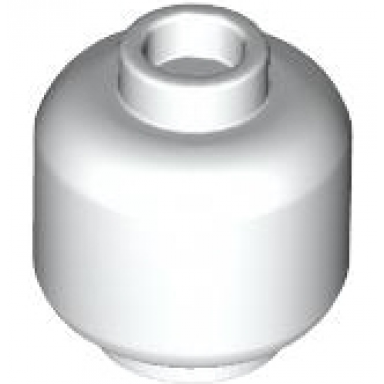 white minifigure head plain