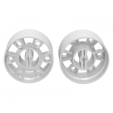 white wheel 24 x 43 technic