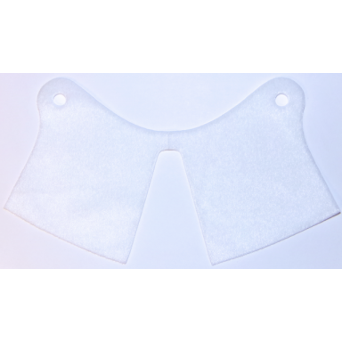 white cloth skirt with 2 holes split large buildable figures