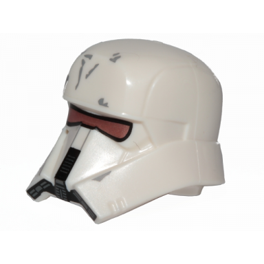 white minifigure headgear helmet sw range trooper pattern