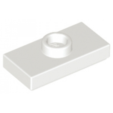 white plate modified 1 x 2 with 1 stud with groove jumper