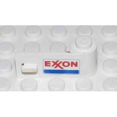 white door 1 x 3 x 1 right with exxon logo pattern sticker - set 6696