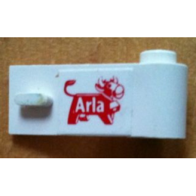 white door 1 x 3 x 1 right with arla dairy logo pattern sticker - set 1581-2