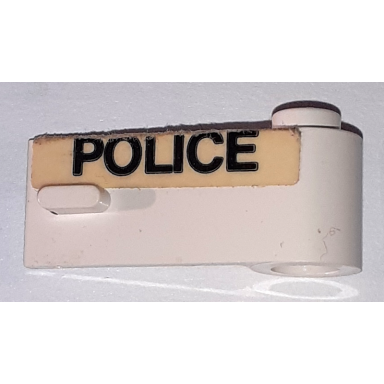 white door 1 x 3 x 1 right with wide police pattern sticker - set 621