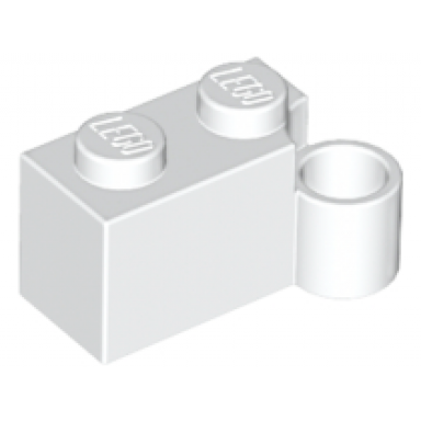white hinge brick 1 x 4 swivel base