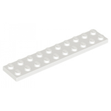 white plate 2 x 10