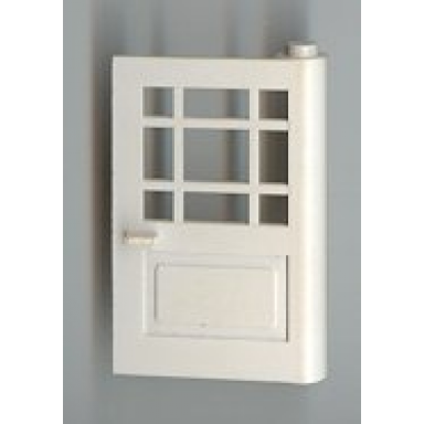 white minitalia door 1 x 4 x 5 with 9 panes