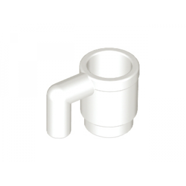 white minifigure utensil cup