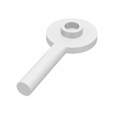 white minifigure utensil signal paddle