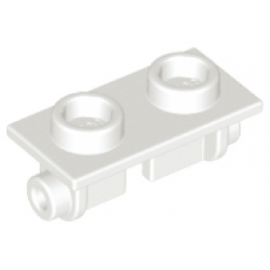 white hinge brick 1 x 2 top plate