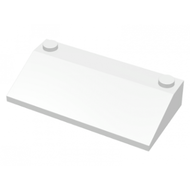 white slope 33 3 x 6 with inner walls