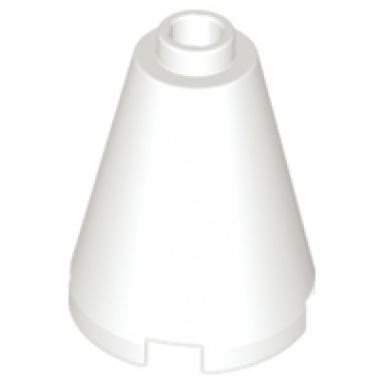 white cone 2 x 2 x 2 - open stud