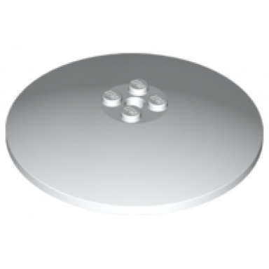 white dish 8 x 8 inverted radar - solid studs