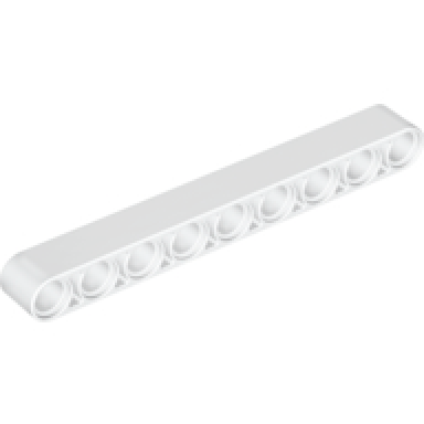 white technic liftarm thick 1 x 9