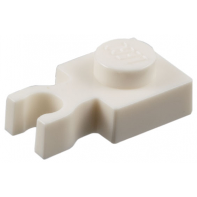white plate modified 1 x 1 with u clip thin vertical grip
