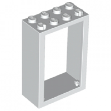 white door frame 2 x 4 x 5