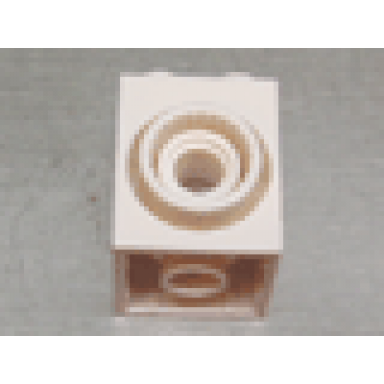 white turntable 2 x 2 x 2 side facing locking
