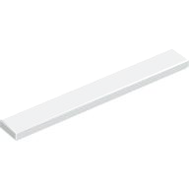 white tile 1 x 8