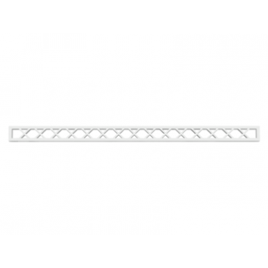 white support 1 x 16 lattice train signal mast