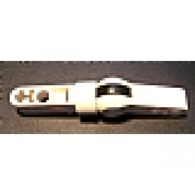 white technic rotation joint ball and same color socket 8l liftarm thick with black loop 41679 41681 41680
