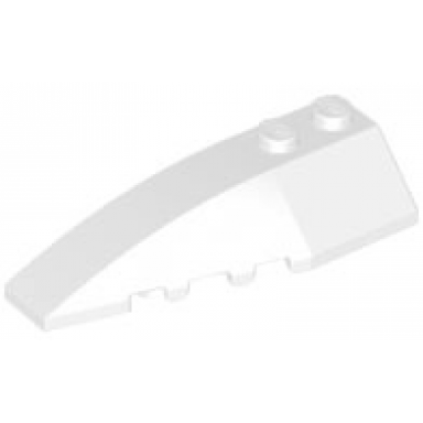 white wedge 6 x 2 left