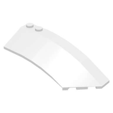 white wedge 8 x 3 x 2 open right