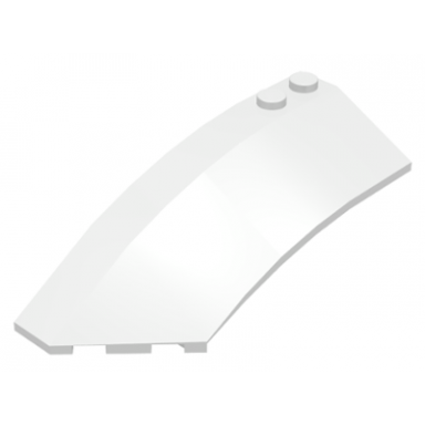 white wedge 8 x 3 x 2 open left