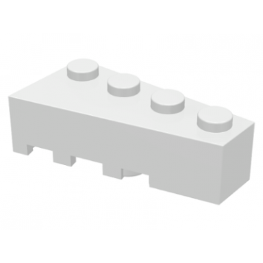 white wedge 4 x 2 right